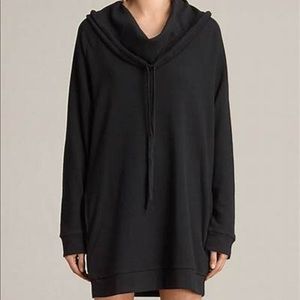 Allsaints Cowl Neck Kaye Sweat Dress
